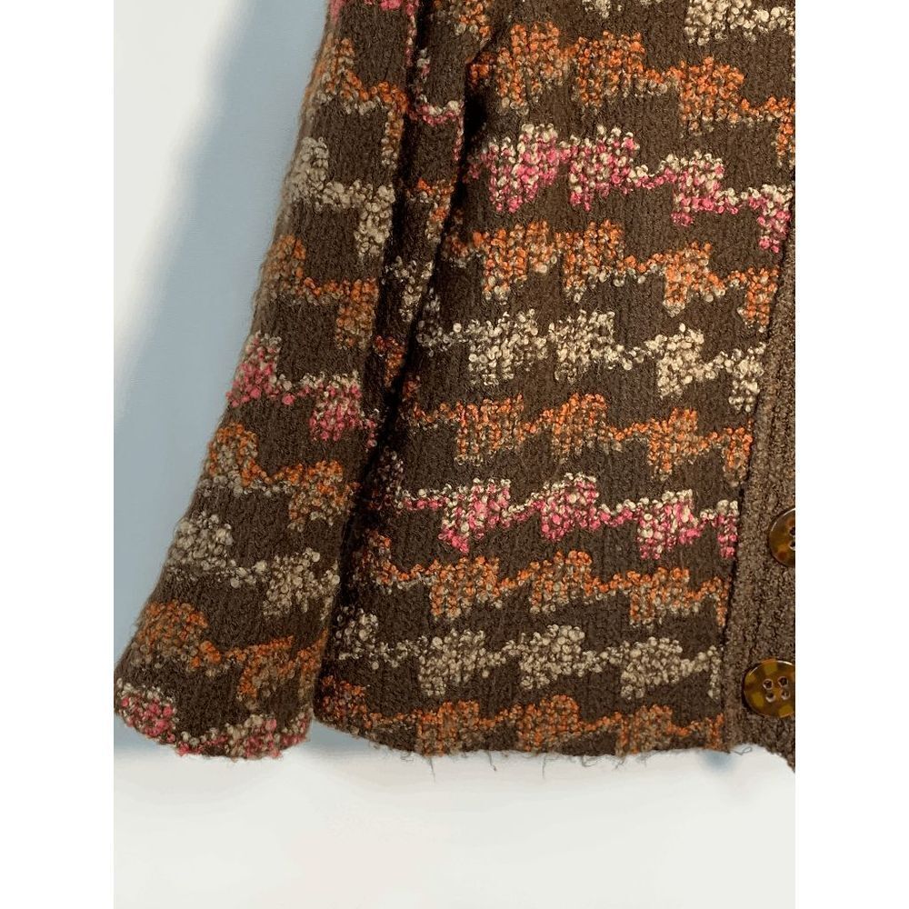 Sigrid Olsen Women's Blazer Jacket Lined Brown Medium - Picture 3 of 10